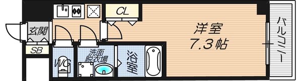 S-RESIDENCE新大阪WESTの物件間取画像